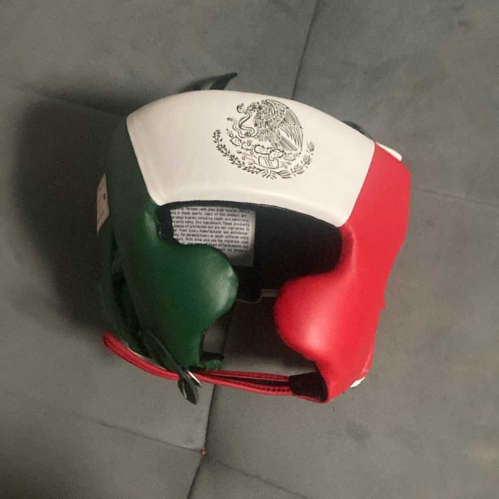 Tricolor Boxing Headgear